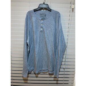 Faherty Cloud Cotton Henley Long Sleeve Shirt -‎ Size XL